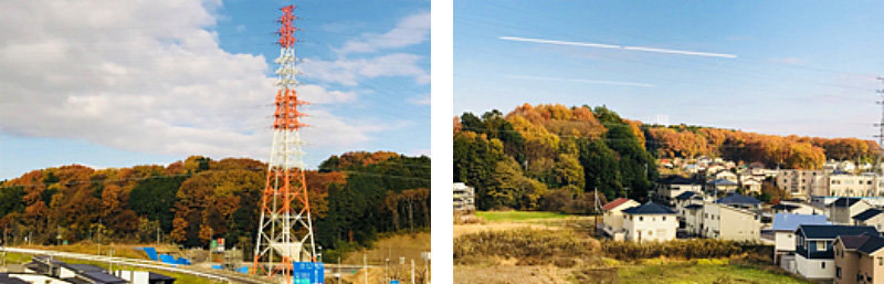 社内からの景色