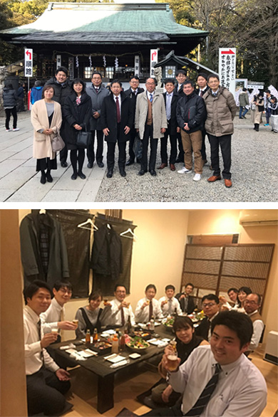 初詣＆新年会