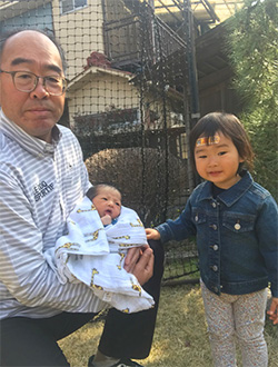 孫が誕生しました!