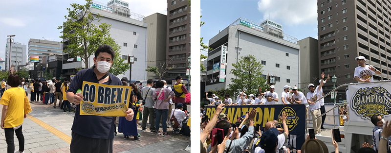 宇都宮ブレックス優勝パレード