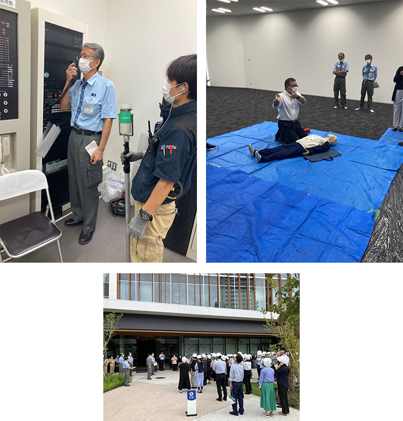 宮みらいスクエア　消防訓練