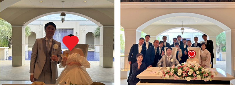 Happy wedding！