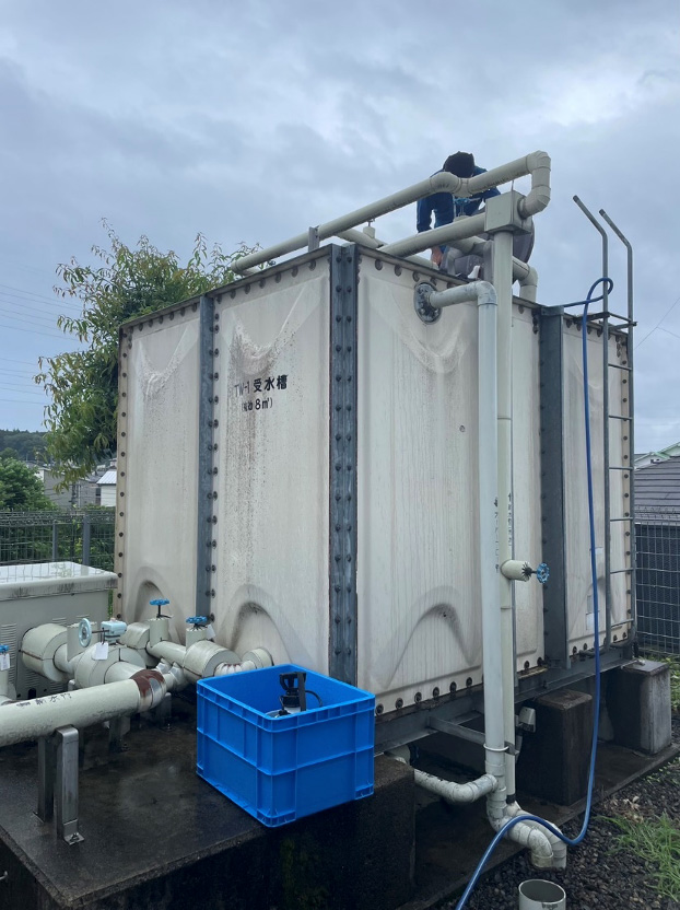 本社ビル貯水槽清掃